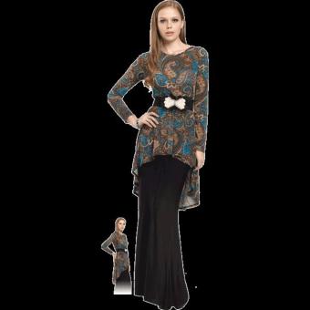 Ashiqeen Blouse Wanita LA 860629 - Coklat  