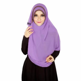 Athalia Hijab Kerudung Semi Instan - Lavender  