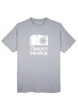 AVEYRONA Men's Funny Short Sleeve Crewneck 100% Cotton T-shirt Camera Grey  