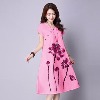 Ayako Fashion Dress Calista - YTK - (Pink)  