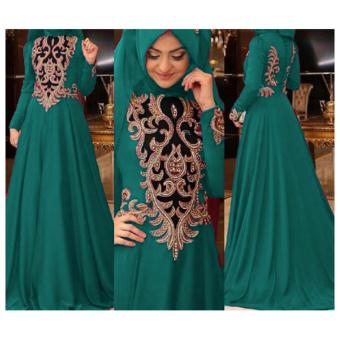 Ayako Fashion Dress Muslim Maxi Safirah - Hijau  