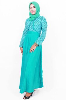 Batik Putri Ayu Batik Hijab Clarissa G07 biru  