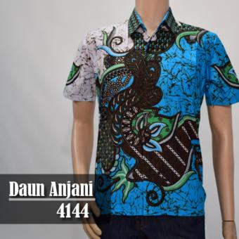 Batik Sofie 4144 Kemeja Batik Pria Motif Daun Anjani Tosca  