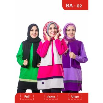 Believe Blouse Atasan BA-02 Kaos Wanita Baju Muslim Tunik Kemeja Kaos Fanta  