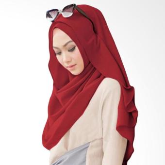Belle Hijab Kerudung Instan - Maroon  