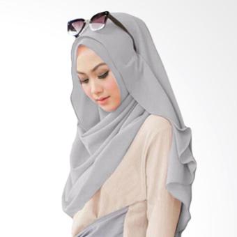 Belle Hijab Kerudung Instan - Silver  
