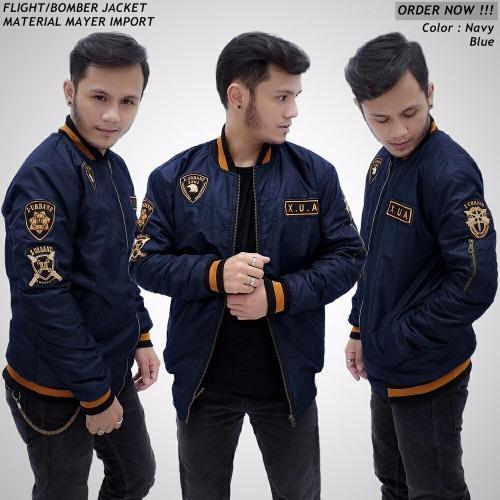 BGSR Jaket Pilot Bomber X Urband (Navy Blue) BGSR Jaket Pilot Bomber X Urband (Navy Blue)