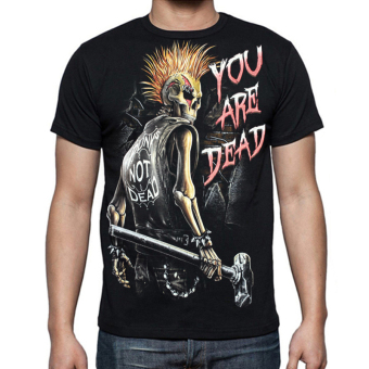 Blacklabel Kaos Hitam BL-GLOW-645 Glow In the Dark T-Shirt You Are Dead - S  