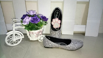 Blackpanda Sepatu Flatshoes Wanita - Slice Grey  