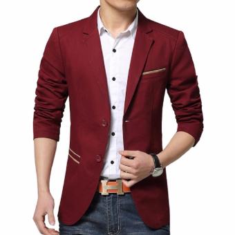 Blazer Exclusive - Double Button Men's Suit Stylish _ Red  