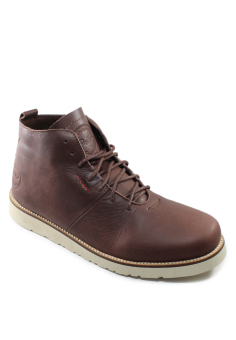 Bradleys Ivori Sepatu Boots Pria - Leather Pull Up Brown  