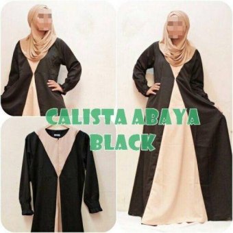 Calista Abaya Warna Black  