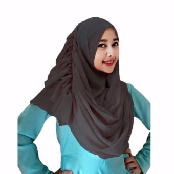 Cassanova Hijab Kerudung Semi Instan - Hitam  