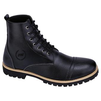 Catenzo Gg 001 Sepatu Boots Pria Casual-Sintetis-Rubber Outsole-Bagus Dan Kuat (HITAM)  