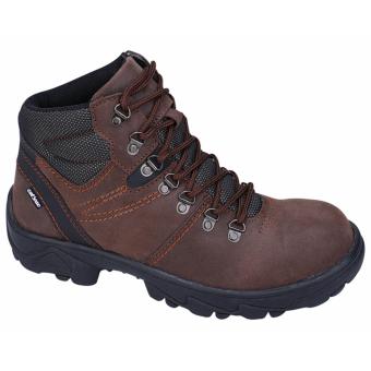 Catenzo Sepatu Safety Pria Brownman LI 066 - Coklat  