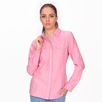 Chambray Pink Women's Shirt  