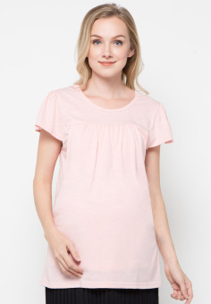 Chantilly Maternity/Nursing Top Renna 26005-Pink SL  