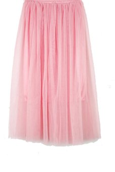 Chiffon Maxi Skirt (Pink)  