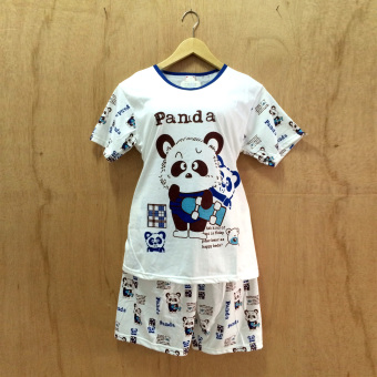 CiangMay Baju Tidur / Baby Doll PandaRacoon (Blue)  