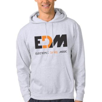 Clothing Online Hoodie Electronic Dance Music - Abu-abu  