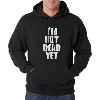 Clothing Online Hoodie I'm Not Dead Yet - Hitam  