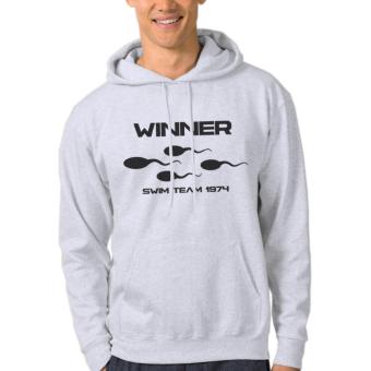 Clothing Online Hoodie Winner Swim Team 1974 - Abu-abu  