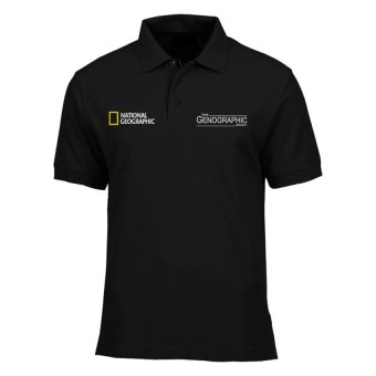 Clothing Online Polo Shirt National Geographic 03 - Hitam  