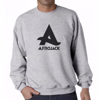Clothing Online Sweater Afrojack - Abu-abu  