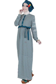 Clover Clothing Gamis Candy Stripes - Tosca  