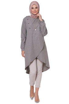 Clover Clothing Tunic Heidy - Grey  