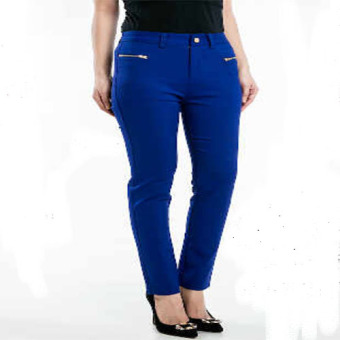 COCO KELEN SIDE ZIPPER PANT BLUE  