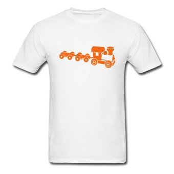 CONLEGO Creative Men's Model Railroad T-Shirts White - intl  