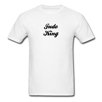 CONLEGO Custom Printed Men's Judo King T-Shirts White  