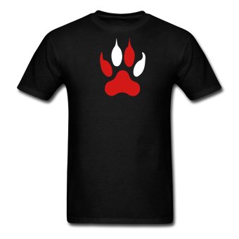 CONLEGO Customize Men's Bear Paw T-Shirts Black  