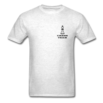 CONLEGO Fashion Men's Chess Team Novelty T-Shirts Light Oxford  