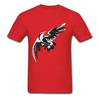 CONLEGO Fashion Men's Eagle Hawk T-Shirts Red  