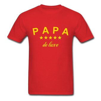 CONLEGO Men's Papa De Luxe T-Shirts Red  