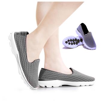 Coolers Sepatu Wanita/Pria Sneaker/sport Korean style - Gray Black  