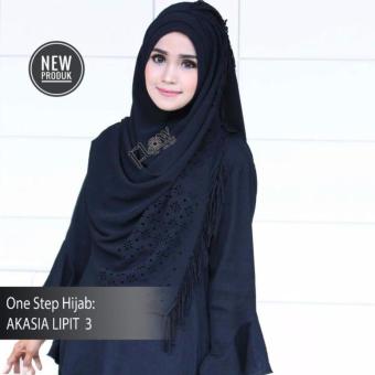 Copio Jilbab kerudung hijab pastan pashmina instan original by Flow idea- lipit akasia 3  