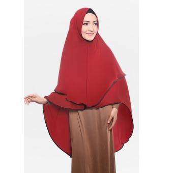 Cotton Bee Khimar Mecca Merah  