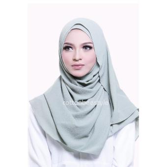 Cotton Bee Pashmina Instant Adelyn - Pale Green  