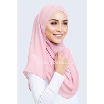 Cotton Bee Pashmina Regular Basic - Baby Pink  