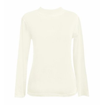 Cotton Heaven Manset Kaos Tangan Panjang Ada All Size & Big Size - Broken White  