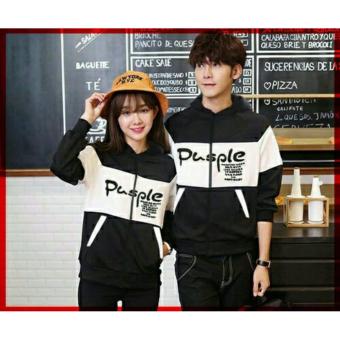 Couple Lover jaket pasangan PUSPLE hitam  