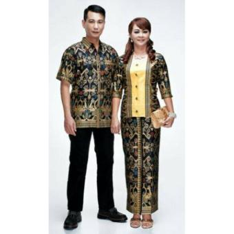 Couple Sarimbit Batik Narita Prodo Panjang - Gold  