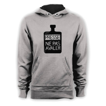 Custom Hoodie Radiohead Presse Ne Pas Avaler Grey  