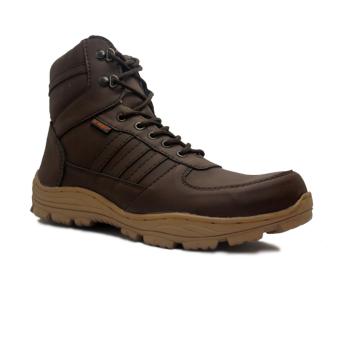 Cut Engineer Carbon Safety Boots Apple Iron Leather Dark Brown  