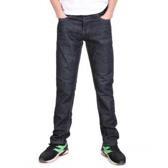 Cyber Zeagoo Men's Casual Classic Slim Solid Denim Pants Jeans Trousers Size 30-36  
