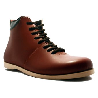 D-Island Shoes Bizarre Casual Leather Brown  