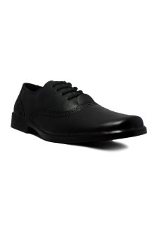 D-Island Shoes Formal Wingtip Genuine Leather Black  